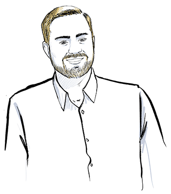 illustration of Jeff Cela