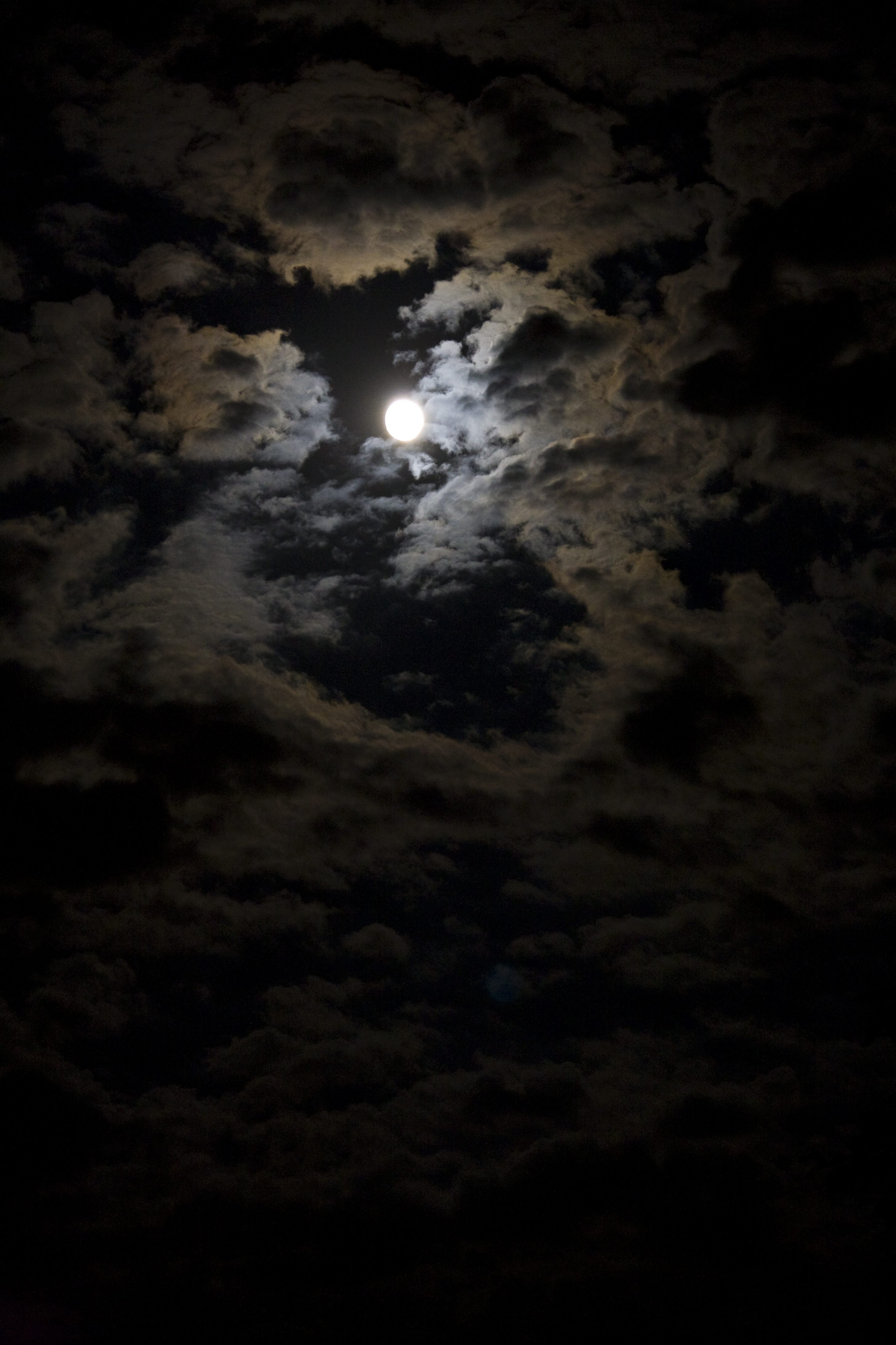 moon and clouds